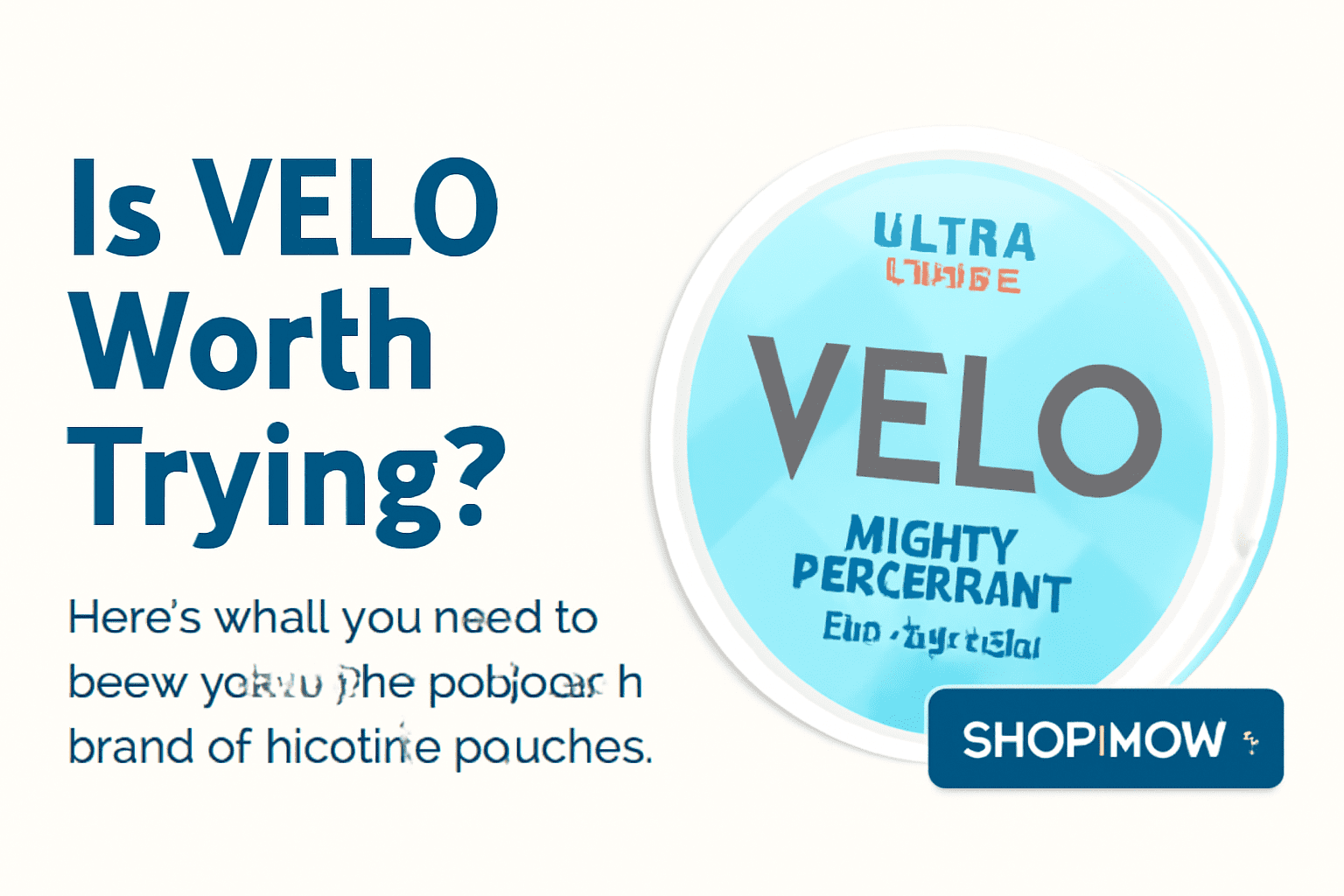 Velo Mighty Peppermint 6-Star: A Refreshing and Strong Nicotine Pouch for 2025 Velo Mighty Peppermint 6-Star: A Refreshing and Strong Nicotine Pouch for 2025