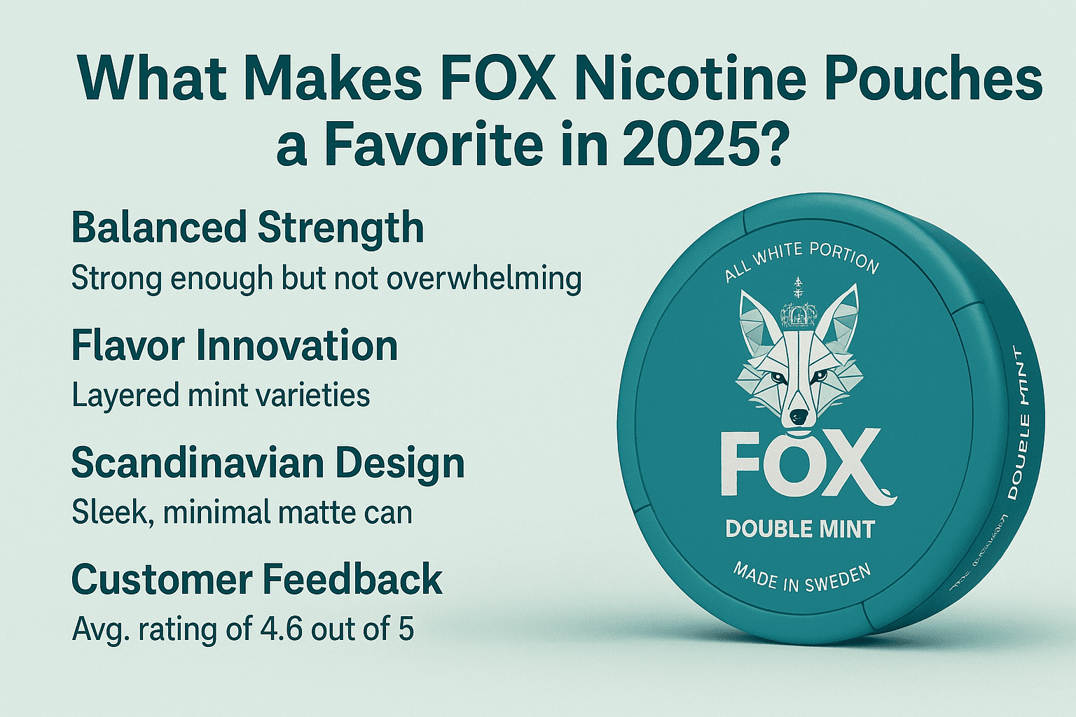 What Makes FOX Nicotine Pouches a Favorite in 2025? What Makes FOX Nicotine Pouches a Favorite in 2025?